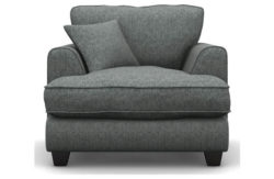 Heart of House Hampstead Tweed Fabric Chair - Grey